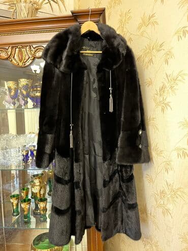 женские шлепанцы с мехом: Шуба, 3XL, цвет - Черный — 2