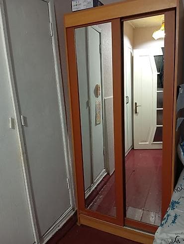 2 qapılı, Güzgülü, Qəhvəyi, Taxta, Kupe, Düz dolab — 1