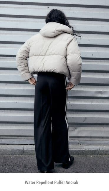 ucan teyyare oyuncaq: Zara qadın şişme kurtka
Su ve külek keçirmez model — 6