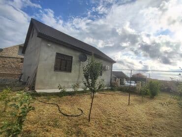 yevlaxda ev elanlari: Torpaq sahəsində yerləşən, yaşayış üçün yararlı ev satılır. Evin — 4