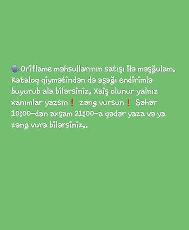 qadin donu: Kosmetik dəst, Oriflame, 4 məhsul — 1