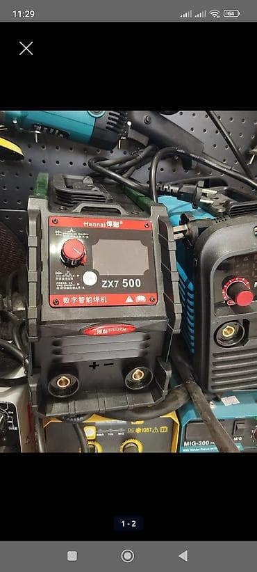 svarka: Hannai ZX7-500 qaynaq aparatı - Tip: İnvertor tipli MMA (elektrodla — 1