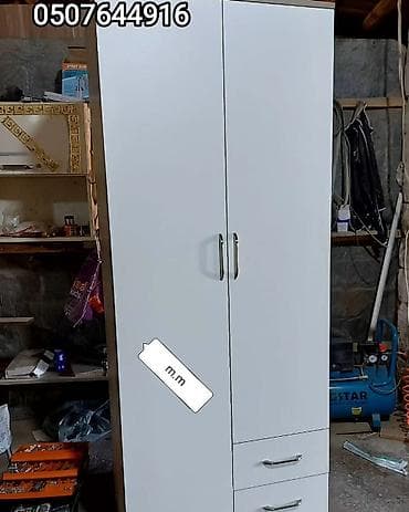 metbex skaf: Yeni, 4 qapılı, Güzgülü, Ağ, Digər material, Açılan, Düz dolab — 3