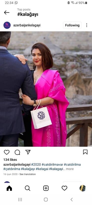 qadınlar üçün toxunma papaqlar: Narcicek kelagayi gedimi Şeki! — 1