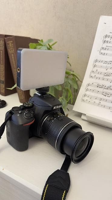 samsung 3322: • Nikon D5600 DSLR fotoaparat dəsti • Yenidir, 2 dəfə istifadə — 3