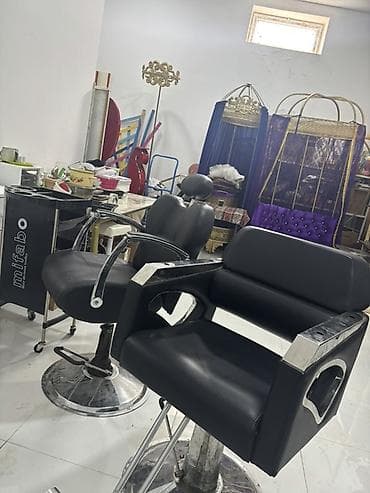 malazya mebel: Peşəkar salon kresloları – 2 model - Material: Qara eko‑dəri oturacaq — 2