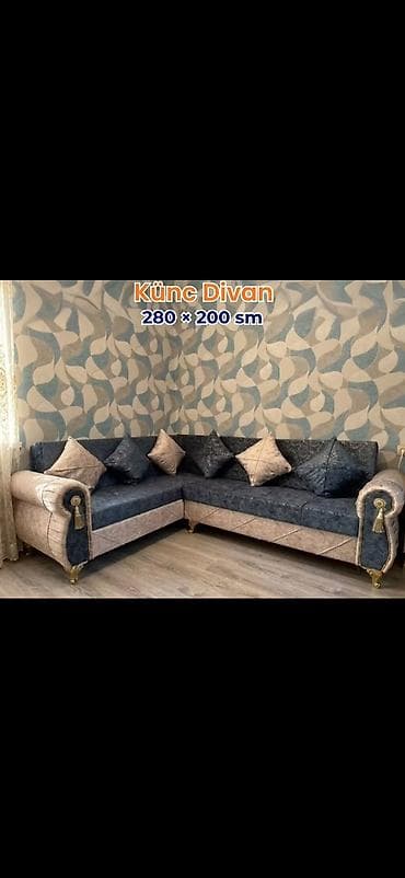 saloglu mebel divanlar: Məhsul: Künc divan dəstləri - Ölçülər: 280 × 200 sm (şəkildə qeyd — 5
