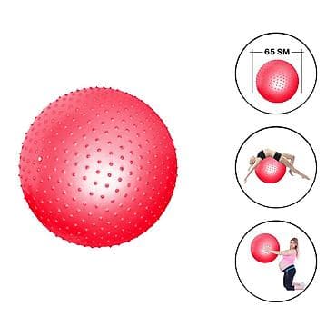 balaca top: Tikanlı pilates topu (65 sm),top,pilates topu 🪪 şəxsi̇yyət vəsi̇qəsi̇ — 5