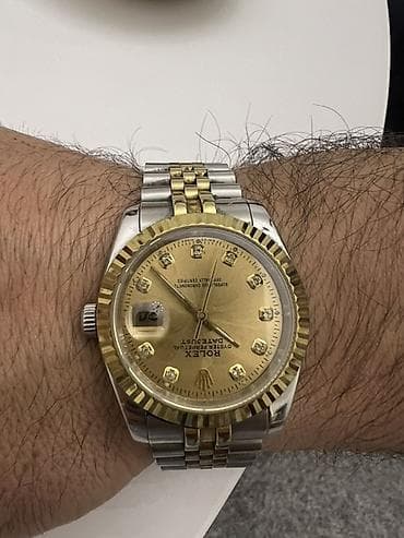 ucuz qizilar: Qol saatı, Rolex, rəng - Qızılı — 1