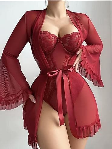 alt geyim: Məhsul: Qara seksi lingerie kolleksiyası - Üslublar: 1) Dantelli — 6