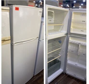 İkiqapılı soyuducu Xüsusiyyətlər: - Üst bölmədə ayrıca dondurucu, alt