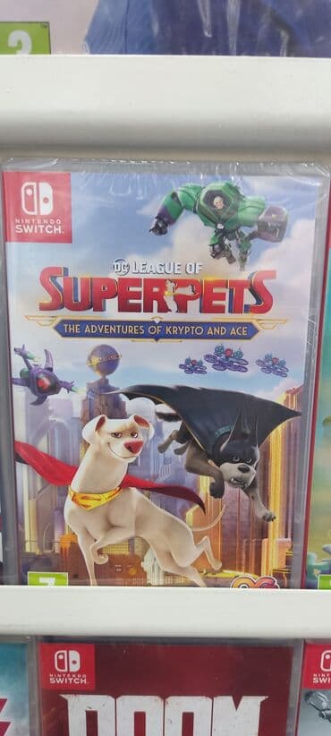 диск: Nintendo switch üçün superpets oyun diski. Tam original, bağlamadadır — 1