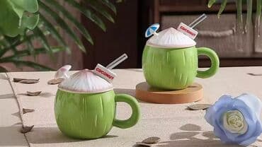 coca cola neon stəkan: Fincanlar, Keramika — 10