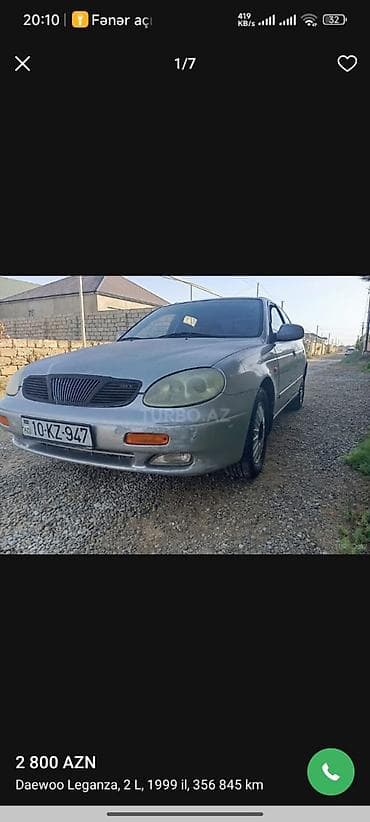 vaz lada 21011: Daewoo Leganza: 2 l | 1999 il Sedan — 6