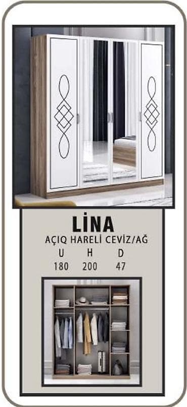 qardirob modelleri: LİNA paltar dolabı,şkaf,qarderob — 1