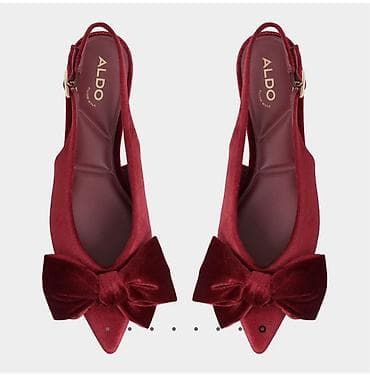 bağlı ayaqqabılar: Baletkalar, Aldo, Ölçü: 39, rəng - Qırmızı, Yeni — 2