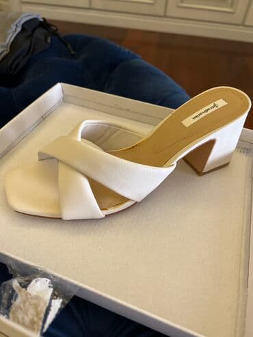 ağ mokasinlər: Sabo, Ölçü: 39.5, rəng - Ağ, Yeni — 2