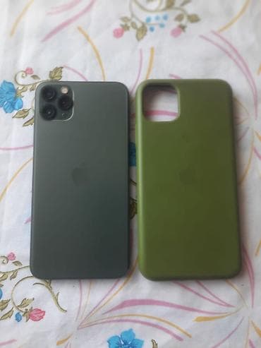 ayfon 11 qiymet: IPhone 11 Pro, 256 GB, Matte Midnight Green, Face ID — 4