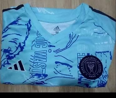 Futbolkalar: Futbolka, Adidas, M, rəng - Mavi — 4