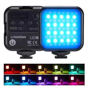 Godox LED6R RGB Video İşığı Kompakt gövdədə güclü və çevik — 2