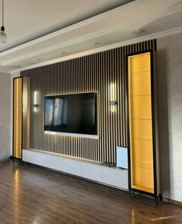 stend qiymeti: Yeni, Düz TV altlığı, Polkalı, Şüşəli, Türkiyə — 1