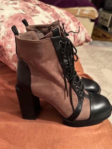 qiz ucun botlar: Ölçü: 37, rəng - Qara, İşlənmiş — 2