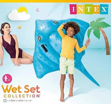 intex 366 x 99: 🌊 Intex Vatoz (Stingray) – Premium Şişmə Dəniz Yatağı (185x145 sm) — 1