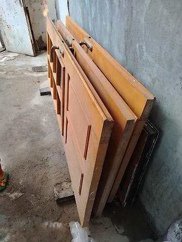 qapi avropa: 1 ədədi 4.5 dənədir Taxta giriş/interyer qapıları dəsti - Material — 3