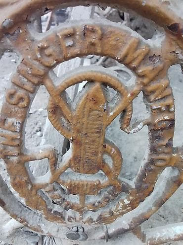antik divan: Məhsul: Singer 31K15 ayaqla işləyən tikiş maşını (antique model) — 4