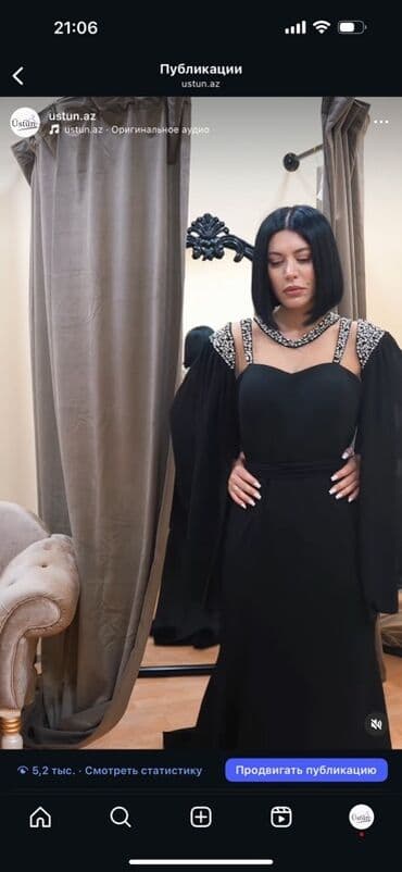 dəvə şubası: Zərif abiye kolleksiyası – ÜSTÜN - Metalik parıltılı, şampan-qəhvəyi — 6