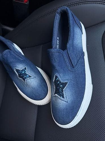 Мокасины и лоферы: Denim slip-on ayaqqabı - Ölçü: 38 (etiketdə göstərilib) - Material — 3