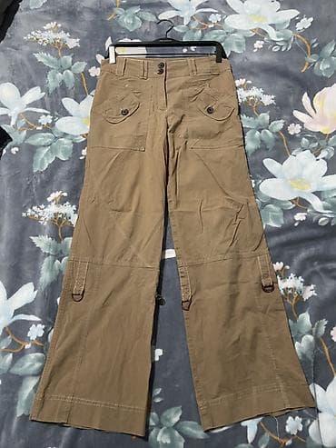 dsq şalvar: Mergler brendi cargo şalvarı Size:36 Price:15 - Rəng: xaki/boz-yaşıl — 1