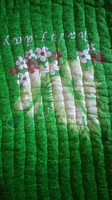 yatag dəsti: Yataq üçün Xovlu rəng - Bənövşəyi Yataq örtüyü — 4