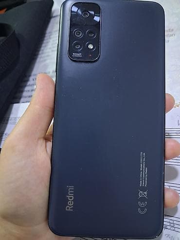 philips xenium 9@9q: Redmi Note 11 - 6.43" punch‑hole ekran, nazik çərçivələr - Arxa — 3