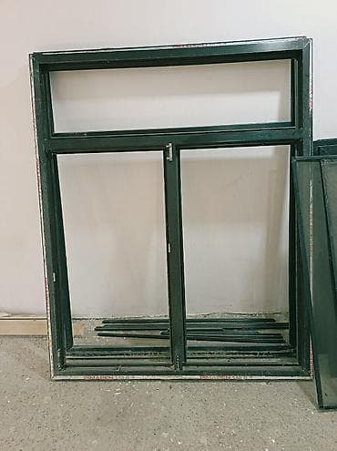 Alüminium pəncərə və qapı dəsti - Material: tünd rəngli alüminium — 2