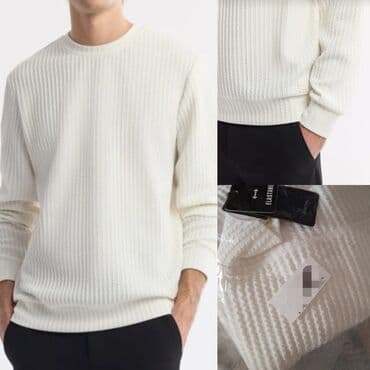 Sviter, Avva, S, rəng - Ağ