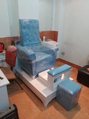 bərbər kreslosu satılır: Pedkur dest her reng var sifariwler qebul olnur — 1
