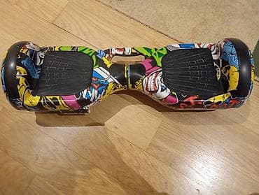 Qraffiti dizaynlı iki təkərli hoverboard (self-balance skuteri) -