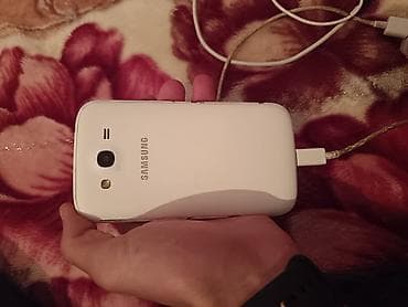 macbook en ucuz: Samsung Galaxy S Duos, 8 GB, rəng - Ağ, İki sim kartlı — 2
