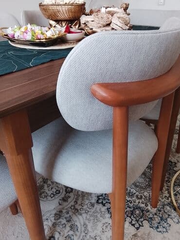 stul örtükləri: Mətbəx üçün, Yeni, Açılan, Dördbucaq masa, 6 stul — 3