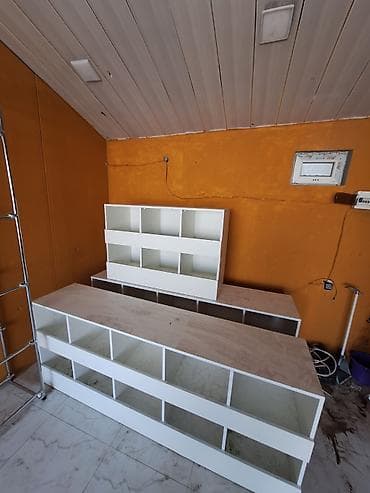 stellaj: Mağaza/ofis üçün vitrin və anbar rəf sistemləri - Material — 6