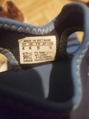 Basanojkalar: Rəng - Mavi Basanojkalar, Adidas, Ölçü: 20, Uniseks — 3