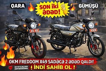 disk ve teker: OKM Freddom MX49 motosiklet Rənglər: Qara (MX49S) və Gümüşü (MX49) — 1