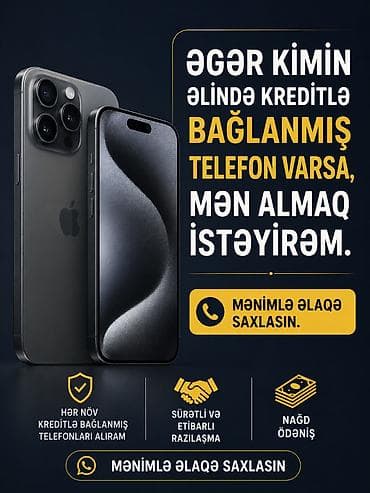 veb vatsap com: Xidmət: Kreditlə bağlanmış telefonların alınması - Hər növ kreditlə — 1