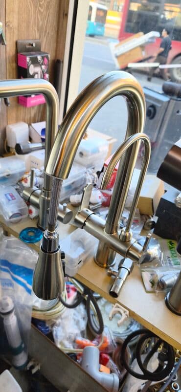 meyvə tərəvəz: Mətbəx üçün çoxfunksiyalı qarışdırıcı kran - Material: fırçalanmış — 1