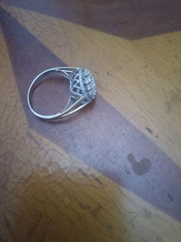 999 eyarli qizilin qiymeti: Üzük, Ağ qızıl, 750 Əyar, Brilyant — 3