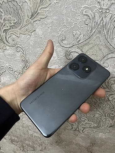 tv box mini: Tecno Spark, 128 GB, rəng - Boz, Qırıq — 1