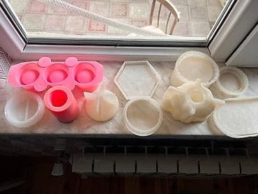 gul celengi: Silikon qəliblər və aksesuarlar dəsti Məzmun: - Şam, gips, epoksid və — 2