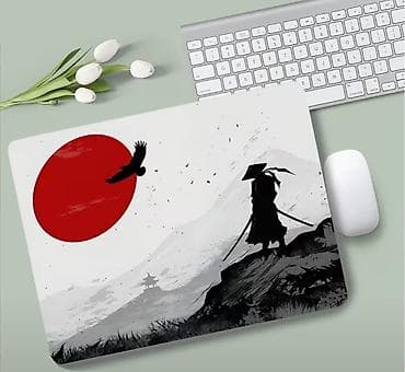 komputer hisseleri: Samuray temalı mouse pad - Dizayn: Minimalist yapon estetikası – — 1