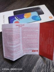 samsung m11 qiymeti: Redmi Note 11, 128 GB, rəng - Göy, Zəmanət, Sensor, Barmaq izi — 10